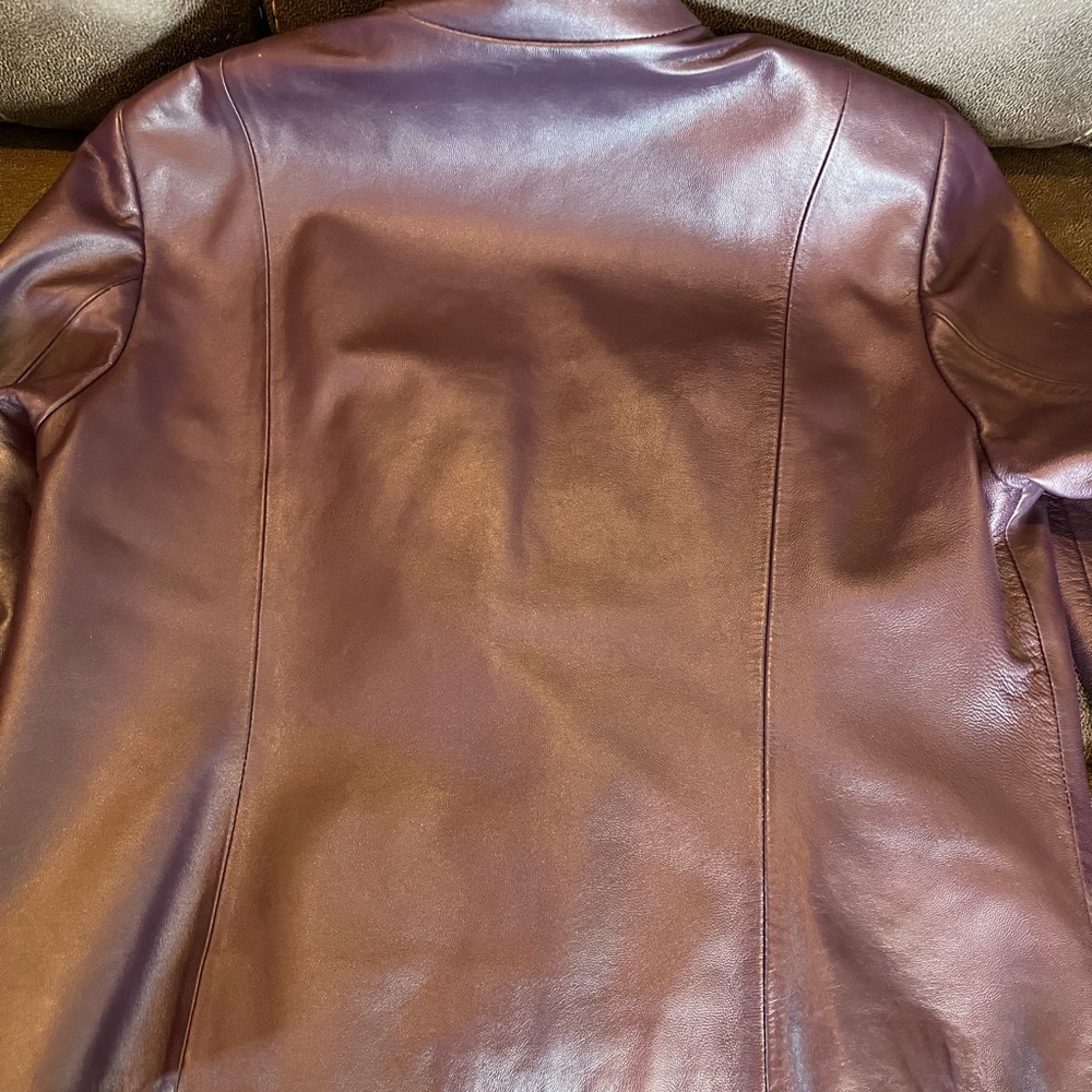 Pendleton Purple Leather Jacket - image 4